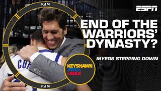Does Bob Myers' departure mark the end of the Golden State Warriors' dynasty? 🤔 | KJM