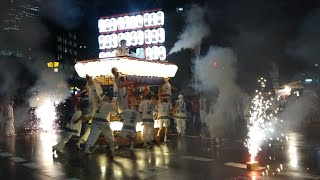 令和元年 宮入 髙松地車講/河堀楽車講 河堀稲荷神社夏祭り