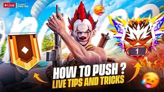 New Season Br Rank Push To Grandmaster Top 1 🤩 In V Badge & Hackers Lobby ! | Garena - Free Fire