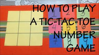 Tic-Tac-Toe Number Game Tutorial