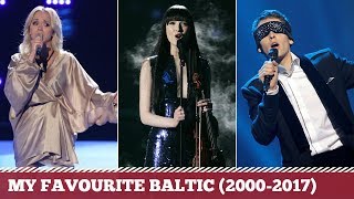 Eurovision BALTIC SONGS (2000-2017) | My Favourite Each Year