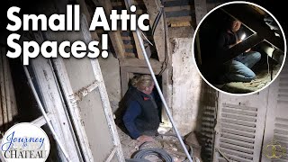 Going Into Small Attic Spaces 😱 - Preparation for the Fiber-Optic Cable