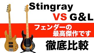 ベース初心者も知っておくべき！Musicman stingrayとG\u0026Lを比較して弾いてみた