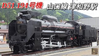 【蒸気機関車】D51のお掃除をしました【山口線 津和野駅】