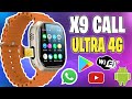 SMARTWATCH X9 CALL 4G ANDROID 8.1 - PLAY STORE - ENTRADA PARA SIM CARD E GPS! QUICK REVIEW!