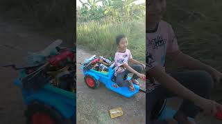 Tractor ត្រាក់ទ័រ អេស្កាវ៉ាទ័រ ឡានដឹកដី អាអិចកាយដី អាអិចចូកដី ឡានដឹកដីកែច្នៃ ធីមឡានដឹកដី #shorts