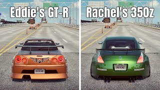 NFS Heat: EDDIE'S SKYLINE GT-R VS RACHEL'S 350Z (WHICH IS FASTEST?)