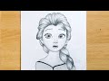 How To Draw Elsa Step by Step || Queen Elsa Drawing || Drawing Frozen 2