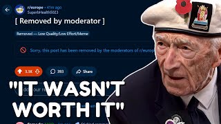 Reddit Just CENSORED British World War 2 Veteran...