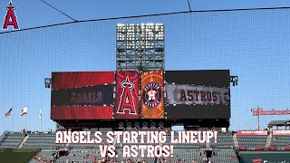 2022 ANGELS LINEUP vs. HOUSTON ASTROS! | July 13, 2022 | 2022 Angels Baseball