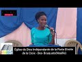 lanfé pat kreye pou mwen  nan syel mwen prale beni avek sr Eccelienne Nicolas