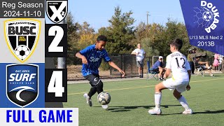 Ballistic United 2012 Premier 2-4 Bay Area Surf 13B Pre-MLS | MLS Next 2 U13 | 2024-11-10 | FG