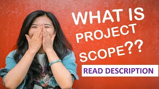 what is project scope in project management?