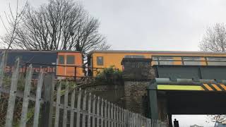 73963 and 73965 passes coombe valley bridge to Faversham from London bridge 10/12/20