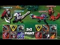 AATROX & KAYN vs DARIUS & GAREN FULL BUILD FIGHTS & Best Moments!