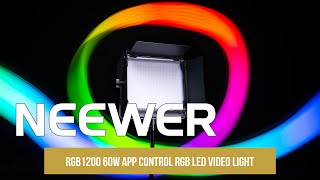 Introducing the Neewer RGB1200 Metal RGB LED Video Light With APP Control