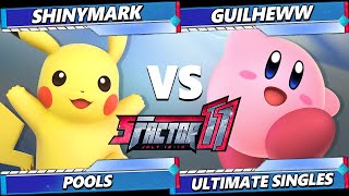 Pre S Factor 11 - Shinymark (Pikachu) Vs. Guilheww (Kirby) Smash Ultimate - SSBU