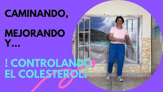 Como Bajar el Colesterol Caminando en Casa? para Mayores,Tercera Edad y Abuelos/Rutina Ejecicios