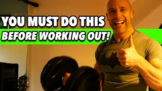 5 Things You MUST DO Before Working Out!!