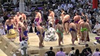 大相撲.2016.7.17.nagoya Basho/day 6/東西幕ノ内土俵入り(Makunouchi-dohyoiri) #sumo