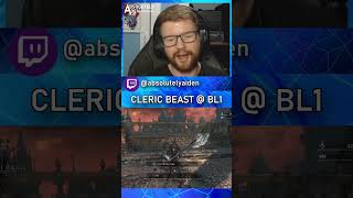 Beating Cleric Beast at BL1 | Bloodborne