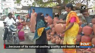 Demand for earthen pots soars in Karnataka's Kalaburagi as heat rises