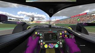 This car is so scary in VR... (Mercedes W12 iRacing VR Gameplay)