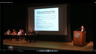PFAS and the Health of the Huron River, December 18, 2018