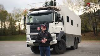 Tatra Phoenix 6x6 motorhome with a visit to the Tatra factory - worldbyourhome