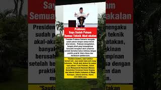 Prabowo: saya sudah paham semua teknik akal akalan. #prabowo #beritahariini #presidenprabowo