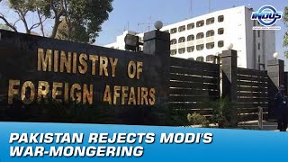 Pakistan rejects Modi's war-mongering | Indus News