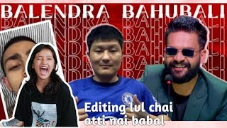 Reacting to zalan- Balendra Bahubali || Sayara Karki || @zalan