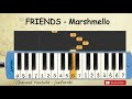 not pianika friends - marshmello feat anne marie - tutorial belajar pianika marshmello lagu friends