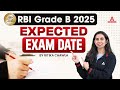 RBI Grade B 2025 Expected Exam Date | RBI Grade B Preparation | By Ritika Chawla