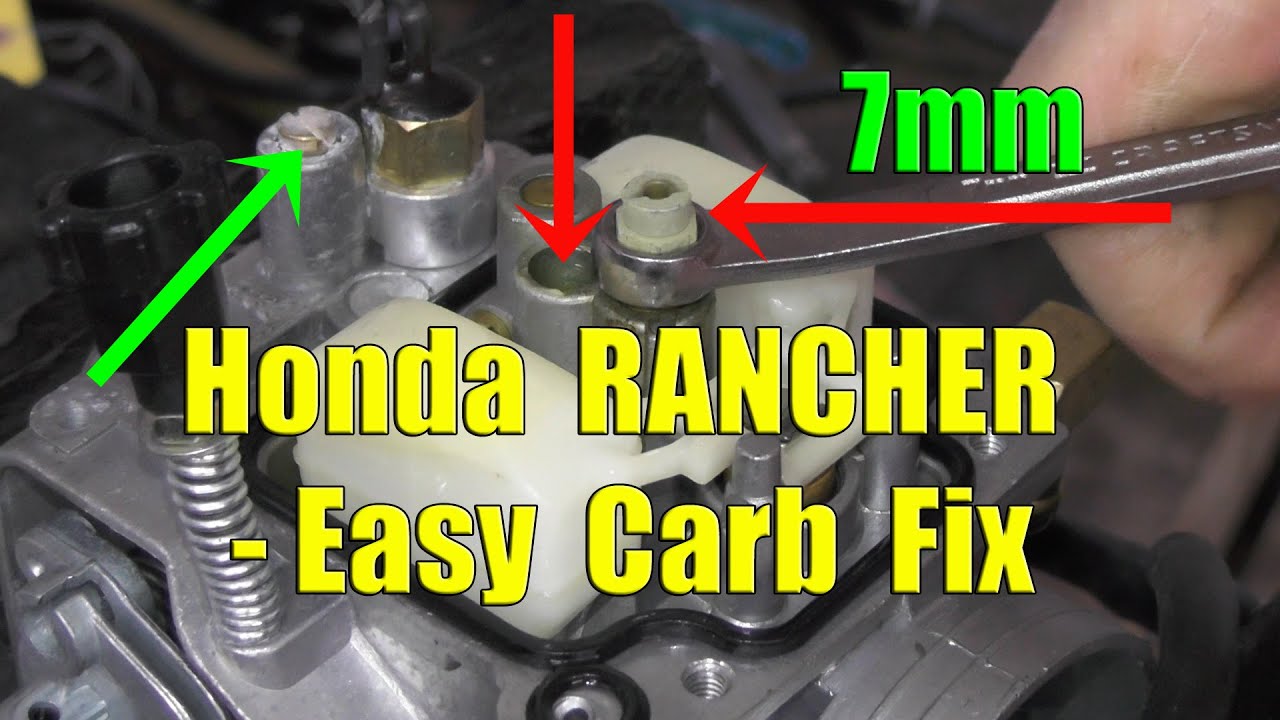 2000 Honda Rancher 350 Carburetor Diagram