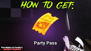 Party Pass Location (How To Find) | Five Nights at Freddy's Security Breach (FNAF) | Chica's Room