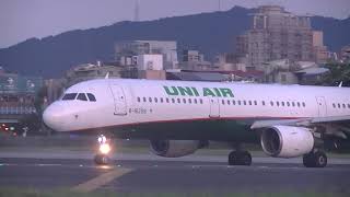 立榮航空 Uni Air A321-211(B-16209) B7-8617 松山(TSA)→澎湖(MZG) takeoff