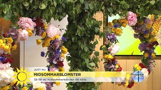 Så klär du midsommarstången - Nyhetsmorgon (TV4)