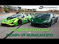 850HP+ Huracan STO vs Super Trofeo EVO2! w/ Nik Saran