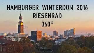 Eine Fahrt im Riesenrad auf dem Winterdom - 360°