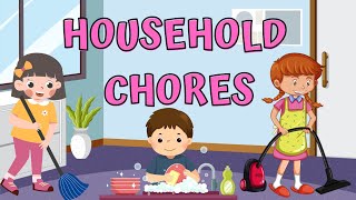 Household Chores | Vocabulary for Kids