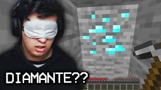 intento jugar minecraft con los ojos tapados #1