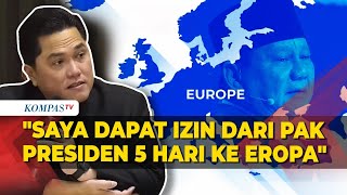 Cerita Erick Thohir Cari Pelatih Baru Timnas Indonesia, Dapat Izin Prabowo ke Eropa