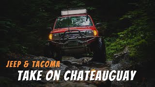 Jeep Rubicon \u0026 Tacoma on Chateauguay | Vermont Class 4s