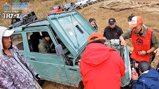 突然ジムニーが停止！！原因確認中に火花。。。【トライクロス大会 JPDグラキャンオフロードパーク】