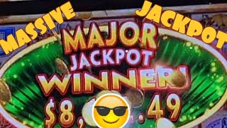 MASSIVE JACKPOT ON BUFFALO REVOLUTION SLOT MACHINE