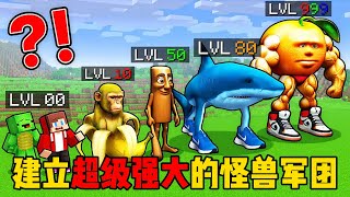 我的世界：建立超级强大的怪兽军团！
