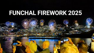 NEW YEARS FIREWORK 2025 2024| FUNCHAL MADEIRA FIREWORK 2024 2025