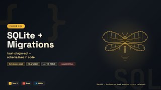 Add SQLite + Migrations to Tauri 2 | Plugin SQL Tutorial