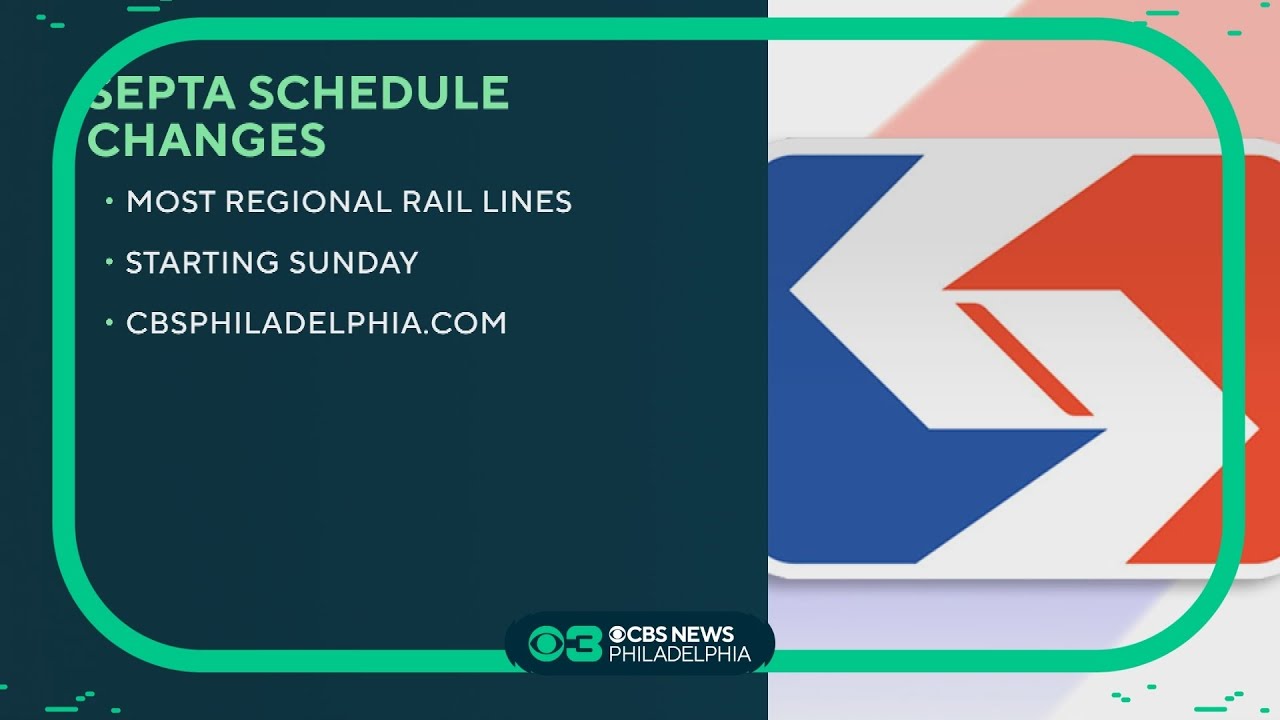 SEPTA's Regional Rail Schedule Changes - YouTube